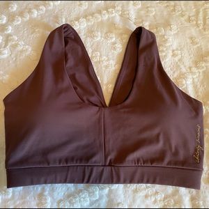 Gymshark Whitney Sports Bra - Cherry Chocolate